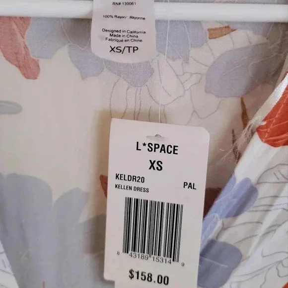 L space floral dress